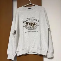 【LAKOLE】カレッジロゴプリントスウェット