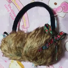 新品❤レオパード　耳あて イヤーマフラー