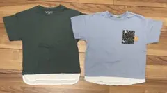 キッズ 半袖 Tシャツ 2枚セット 110㎝　まとめ売り 男の子
