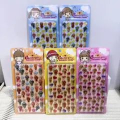 チーズガール ぷくぷくキャンディ 4種5枚セット【新品・未開封】