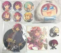 あんスタ　七種茨　紫之創　真白友也　乱凪砂　缶バッジ　アクスタ　パスケース