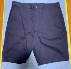 GU ハーフチノパンツ ネイビー 紺 XL