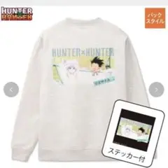 HUNTER×HUNTER アベイル ステッカー付トレーナー メンズ