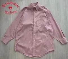 ブルックスブラザーズ BDシャツ 赤ストライプ ボタンダウン L相当15.5