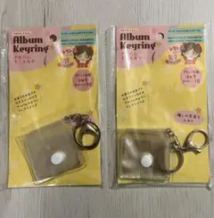 【平成レトロ】セリア アルバムキーホルダー 2点セット【匿名配送】