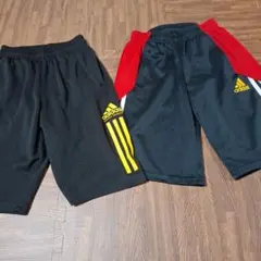 美品アディダスadidasハーフパンツ140まとめ売りセット