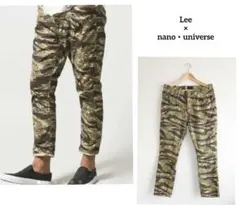 Lee　リー　nano・universe　ナノユニバース　タイガーカモ　パンツ
