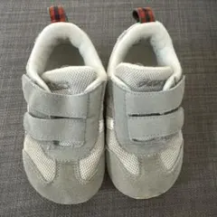 ファミリア　アシックス　ベビーシューズ グレー 14.0cm