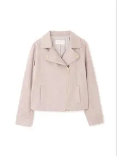 フェイクスエードライダースブルゾン　プロポーションボディドレッシング