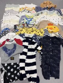 ベビー服 新生児　まとめ売り　ロンパースセット 50-70 男の子　夏