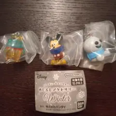 ディズニーめじるしアクセサリー ミッキー▪️プー▪️スノーギース