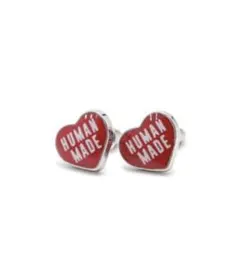 HUMAN MADE HEART EARRINGS ヒューマンメイド ピアス 青 - メルカリ