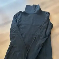 ブラック タートルネック 長袖 Tシャツ Sサイズ