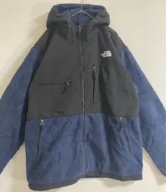 ノースフェイス　デナリフーディ　ポーラテック　ネイビー　アウトドア　L