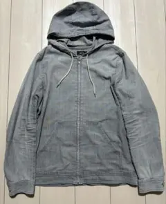 A.P.C フルジップシャツ グレー サイズ XSのサムネイル