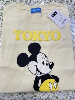 ミッキーマウス TOKYO Tシャツ M-L イエロー【新品】少しお値下げ！！