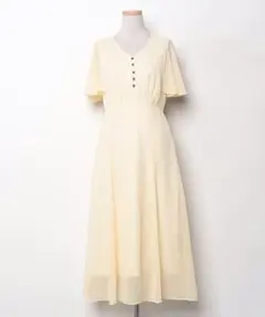 Rirandture フラワーシフォンワンピース