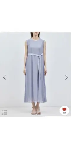 ROPE ロペ　エスパンディ　サイドプリーツ　ワンピース