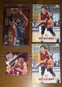 B.LEAGUE 川崎ブレイブサンダース 松山駿/マットボンズ/篠山竜青シール