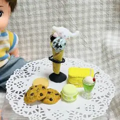 ②ミニチュア フェイクスイーツ 粘土 メルちゃんサイズ シナモロール