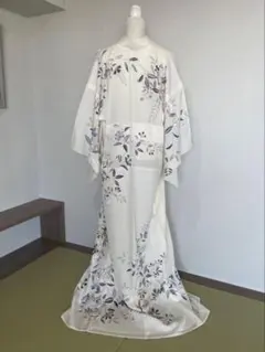 美品 訪問着 絽 夏 夏着物 薄黄緑 枝花 身丈162.0cm 正絹 - メルカリ