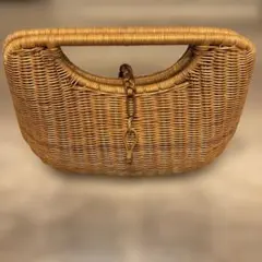 かごバッグ　編みバッグ　バスケット