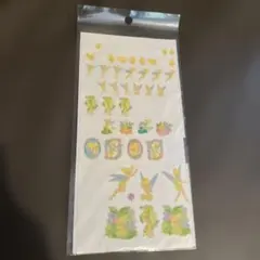 ティンカーベル シール 平成レトロ　ディズニー　ラメ　ぷっくり