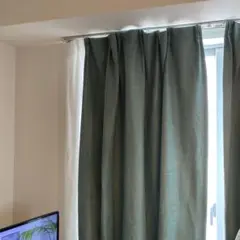 ニトリ　カーテン　遮光　ターコイズ　100ｘ200