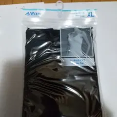 AIRism ブラック シームレスキャミソール XL