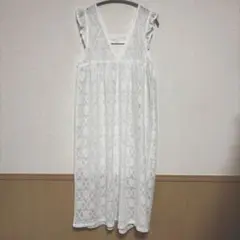 【used】 総レースワンピース　レースワンピ