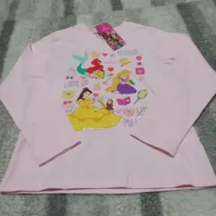 ディズニープリンセス 新品 長袖カットソー 120cm