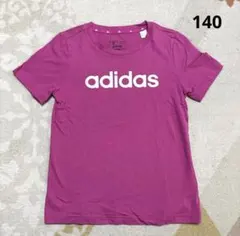 adidas アディダス　半袖Tシャツ　ピンク　140のサムネイル