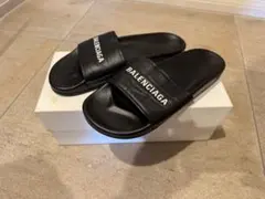 BALENCIAGA ブラック サンダル 27.5 - メルカリ