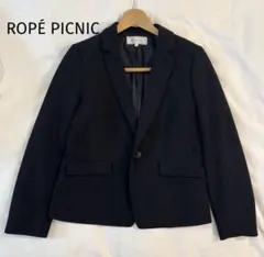 未使用に近い☺︎ROPÉ PICNICテーラードジャケット38ネイビー