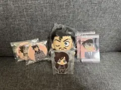 名探偵コナン ぬいぐるみ・缶バッジ・クリアカード 6点セット