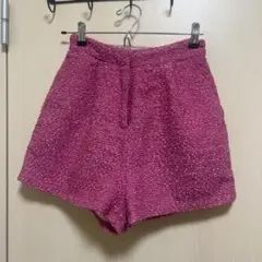SisterJaneピンク ショートパンツ ボタン付きポケット