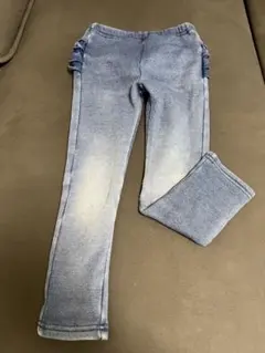 プティマイン裏起毛バックフリルレギンス、110㎝。