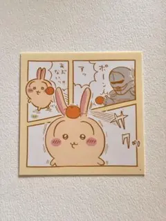 ちいかわ わっふれ〜む うさぎ 鎧さん ステッカー