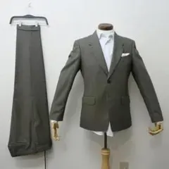 Paul Smith Collection 2Bブラウンチェックスーツ(M)