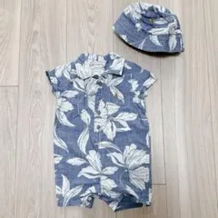 【ロンパースセット】GAP ハワイアンデザイン　70cm
