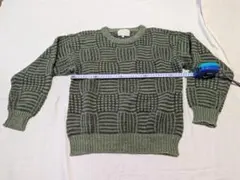 White Stag オリーブグリーン 長袖 ニットセーター Mサイズ相当
