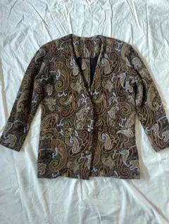 ペイズリー柄　古着　ジャケット
