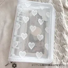 アクリルバインダー 韓国 ホワイト 貯金 A6 家計管理 ポーチ saving