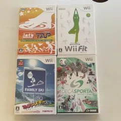 Wii ゲームソフト 4本セット