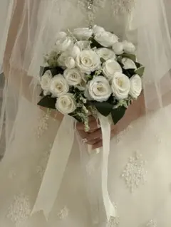 ブーケ ＆ ブートニア 2点セット