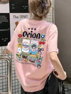 ScoLar Orion コラボ 半袖Tシャツ ピンク　M