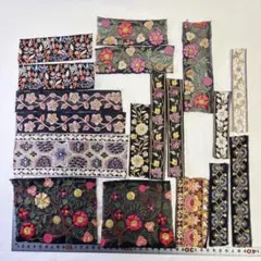 インド刺繍リボン　ハギレパック　M-370