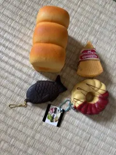 食品サンプル スクイーズ 4点セット