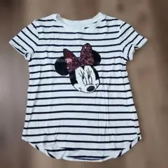 値下げしました♡GAPKIDSディズニーミニー スパンコール Tシャツ140cmのサムネイル
