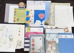 【匿名、即日発送】レターセット　便箋　一筆箋　まとめ売り